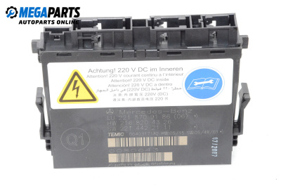 Modul scaun electric for Mercedes-Benz S-Class Sedan (W221) (09.2005 - 12.2013), № 2218709186