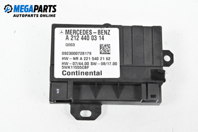 Steuermodul kraftstoffpumpe for Mercedes-Benz C-Class Sedan (W204) (01.2007 - 01.2014), № A 212 440 03 14