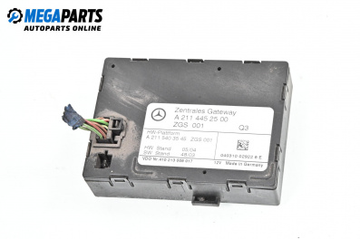 Central lock module for Mercedes-Benz E-Class Sedan (W211) (03.2002 - 03.2009), № A 211 445 25 00