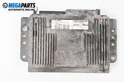 ECU for Renault Megane Scenic (10.1996 - 12.2001) 1.6 e (JA0F), 90 hp, № 7700875745