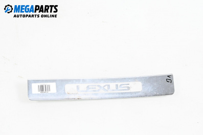 Door sill scuff for Lexus GS Sedan III (04.2005 - 11.2011), 5 doors, sedan, position: rear - left