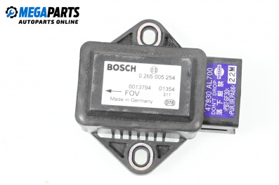 Senzor ESP for Infiniti G Sedan (10.2002 - 12.2007), № Bosch 0 265 005 254