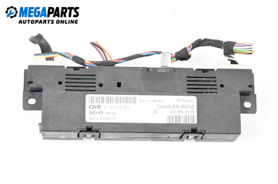 Modul klimaanlage for Mercedes-Benz S-Class Sedan (W220) (10.1998 - 08.2005), № 2208300085