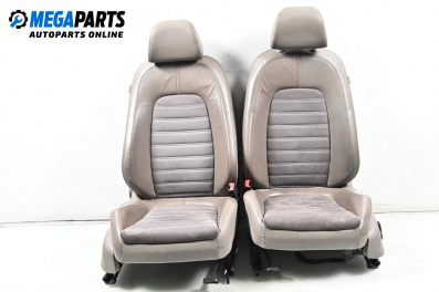 Leather seats with electric adjustment for Volkswagen Passat V Variant B6 (08.2005 - 11.2011), 5 doors