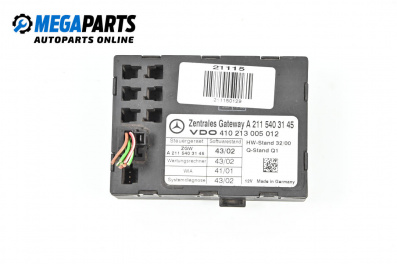 Central lock module for Mercedes-Benz E-Class Sedan (W211) (03.2002 - 03.2009), № A 211 540 31 45