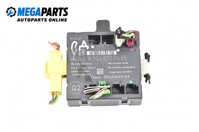 Door module for Mercedes-Benz C-Class Sedan (W204) (01.2007 - 01.2014), № A 204 820 74 85