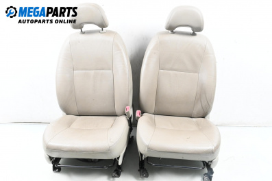 Leather seats for Toyota Prius II Hatchback (09.2003 - 12.2009), 5 doors