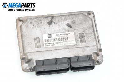 ECU for Seat Ibiza III Hatchback (02.2002 - 11.2009) 1.2, 64 hp, № 03E 906 033 P