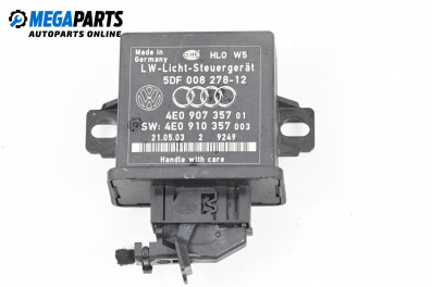 Light module controller for Audi A8 Sedan 4E (10.2002 - 07.2010), № 4E0 907 357