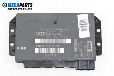 Modul confort for Audi A4 Avant B6 (04.2001 - 12.2004), № 8E0 959 433 AS