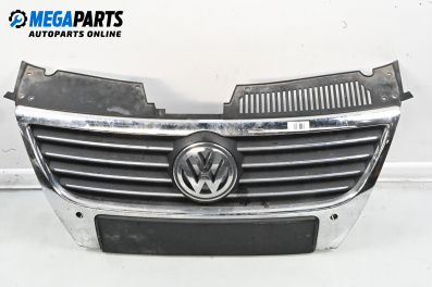 Grill for Volkswagen Passat V Variant B6 (08.2005 - 11.2011), station wagon, position: front