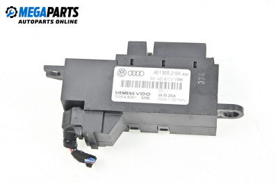 Start engine switch button for Audi A8 Sedan 4E (10.2002 - 07.2010), № 4E1 905 218A