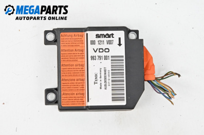 Airbag module for Smart City-Coupe 450 (07.1998 - 01.2004), № 993791001 / 0001211v007