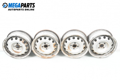 Steel wheels for Fiat Punto Grande Punto (06.2005 - 07.2012) 15 inches, width 6 (The price is for the set)