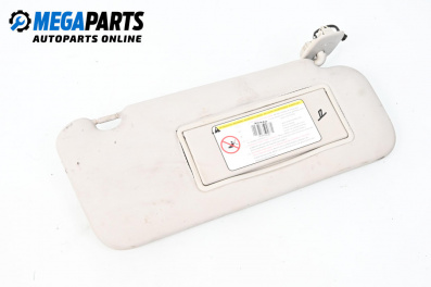 Parasolar for Peugeot 407 Sedan (02.2004 - 12.2011), position: dreapta