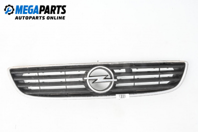 Grill for Opel Zafira A Minivan (04.1999 - 06.2005), minivan, position: front