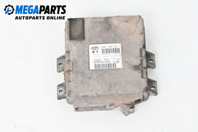 ECU for Peugeot 206 Hatchback (08.1998 - 12.2012) 1.4 i, 75 hp, № 9639907880