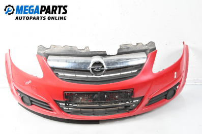 Front bumper for Opel Corsa D Hatchback (07.2006 - 08.2014), hatchback, position: front