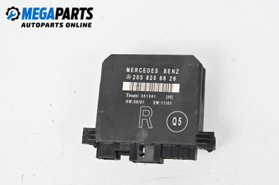 Door module for Mercedes-Benz C-Class Sedan (W203) (05.2000 - 08.2007), № 2038206626