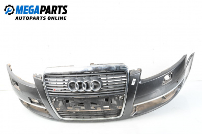 Front bumper for Audi A6 Avant C6 (03.2005 - 08.2011), station wagon, position: front