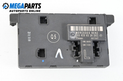 Door module for Mercedes-Benz C-Class Sedan (W203) (05.2000 - 08.2007), № 2038206326