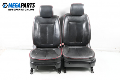 Leather seats with electric adjustment for Hyundai Santa Fe II SUV (10.2005 - 12.2012), 5 doors