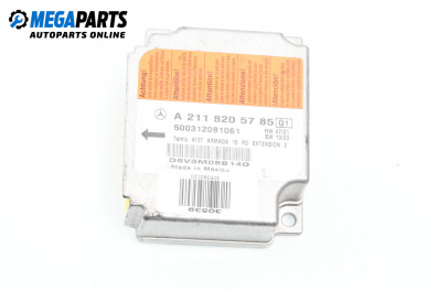 Airbag module for Mercedes-Benz E-Class Sedan (W211) (03.2002 - 03.2009), № A2118205785