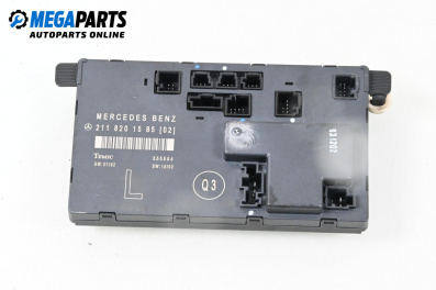 Door module for Mercedes-Benz E-Class Sedan (W211) (03.2002 - 03.2009), № 2118201585