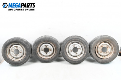 Steel wheels for Trabant P 601 Universal (01.1966 - 04.1990) 13 inches, width 6 (The price is for the set)