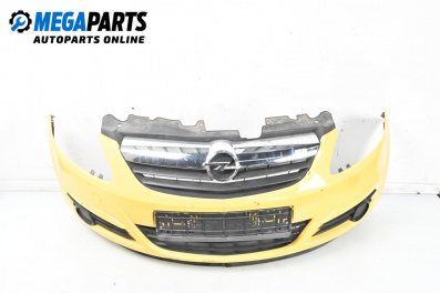 Front bumper for Opel Corsa D Hatchback (07.2006 - 08.2014), hatchback, position: front