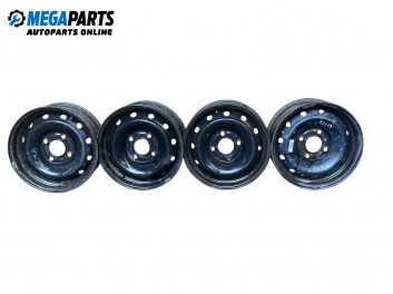 Steel wheels for Peugeot 206 Hatchback (08.1998 - 12.2012) 13 inches, width 5 (The price is for the set)