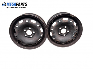 Steel wheels for Skoda Roomster Minivan (03.2006 - 05.2015) 14 inches, width 5, ET 35 (The price is for two pieces)