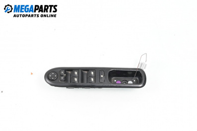 Window and mirror adjustment switch for Peugeot 407 Sedan (02.2004 - 12.2011)