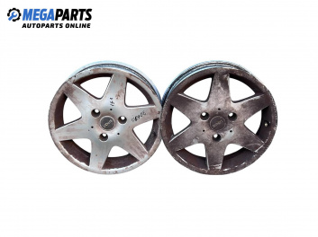 Alloy wheels for Smart City-Coupe 450 (07.1998 - 01.2004) 15 inches, width 4, ET 27 (The price is for two pieces)