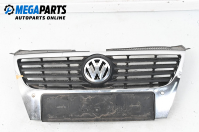 Grill for Volkswagen Passat V Sedan B6 (03.2005 - 12.2010), sedan, position: front