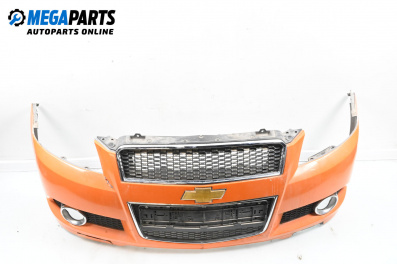 Front bumper for Chevrolet Aveo Hatchback II (01.2007 - 12.2011), hatchback, position: front