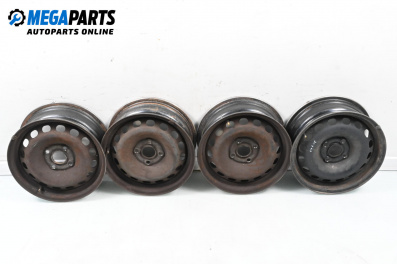 Steel wheels for Audi 80 Avant B4 (09.1991 - 01.1996) 15 inches, width 6, ET 37 (The price is for the set)