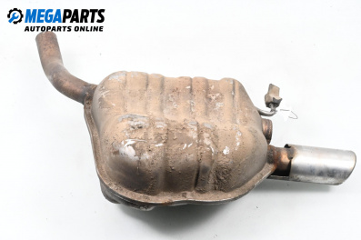 Rear muffler for Volkswagen Passat VI ALLTrack (01.2012 - 12.2014) 2.0 TDI 4motion, 170 hp