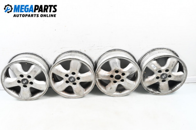 Alloy wheels for Hyundai Santa Fe I SUV (11.2000 - 03.2006) 16 inches, width 6.5 (The price is for the set)