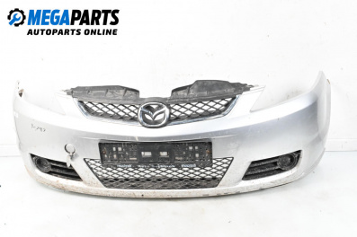 Frontstoßstange for Mazda 5 Minivan I (02.2005 - 12.2010), minivan, position: vorderseite