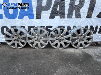 Alloy wheels for Volkswagen Golf Plus (01.2005 - 12.2013) 15 inches, width 6.5 (The price is for the set)