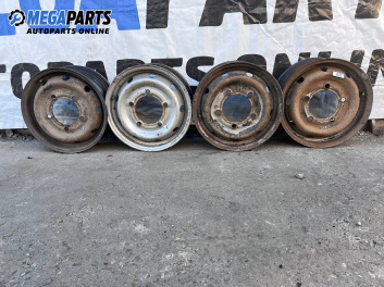 Steel wheels for Renault Master II Box (07.1998 - 02.2010) 15 inches, width 6, ET 66 (The price is for the set)