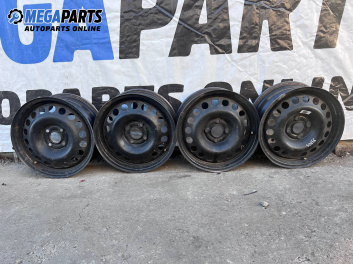 Steel wheels for Opel Astra G Estate (02.1998 - 12.2009) 15 inches, width 6, ET 49 (The price is for the set)