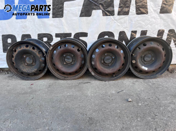 Steel wheels for Peugeot 206 Hatchback (08.1998 - 12.2012) 14 inches, width 5.5 (The price is for the set)