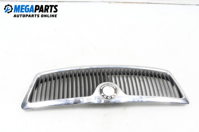 Grill for Skoda Octavia II Hatchback (02.2004 - 06.2013), hatchback, position: front