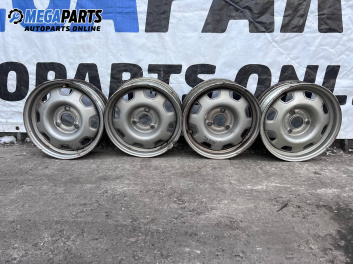 Steel wheels for Peugeot 106 I Hatchback (08.1991 - 04.1996) 13 inches, width 4.5 (The price is for the set)