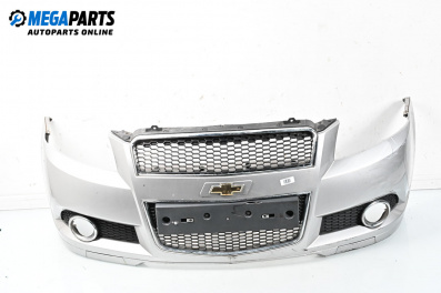 Front bumper for Chevrolet Aveo Hatchback II (01.2007 - 12.2011), hatchback, position: front