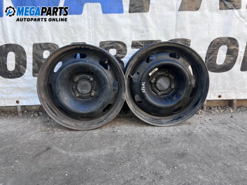 Steel wheels for Peugeot 307 Hatchback (08.2000 - 12.2012) 15 inches, width 6 (The price is for two pieces)