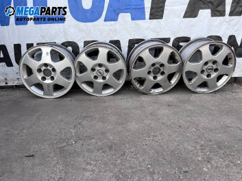 Alloy wheels for Opel Zafira A Minivan (04.1999 - 06.2005) 15 inches, width 6, ET 43 (The price is for the set)