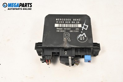 Door module for Mercedes-Benz C-Class Sedan (W203) (05.2000 - 08.2007), № 203 820 66 26